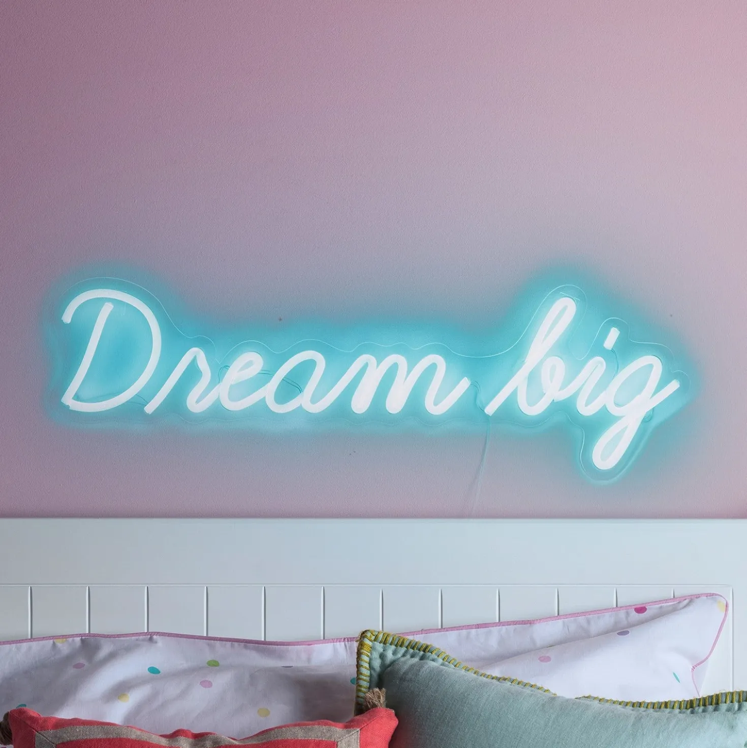LED Neon Leuchtschriftzug Dream Big