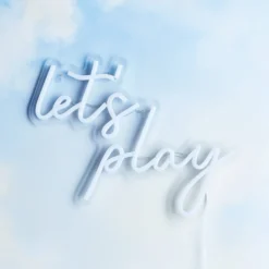 LED Neon Schriftzug Let's Play