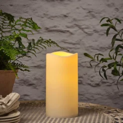 LED Outdoor Kerze Timer 22,5cm