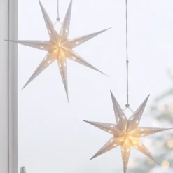 LED Sterne Trio aus Papier
