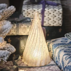 LED-Weihnachtsbaum aus Glas