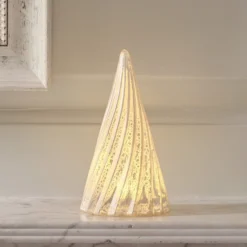 LED-Weihnachtsbaum aus Glas
