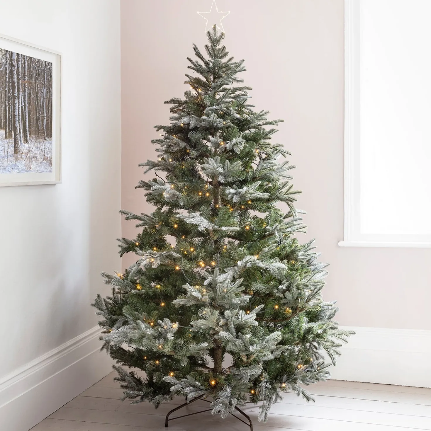 LED Weihnachtsbaumspitze Stern