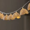 LED-Wiesenblumen-Lichterkette mit Timer in Warmweiß