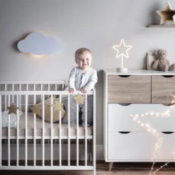 LED Wolke Nachtlicht Batterie mit Fernbedienung