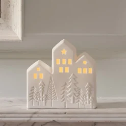 Leuchtendes Weihnachts-Deko-Set für das Fenster