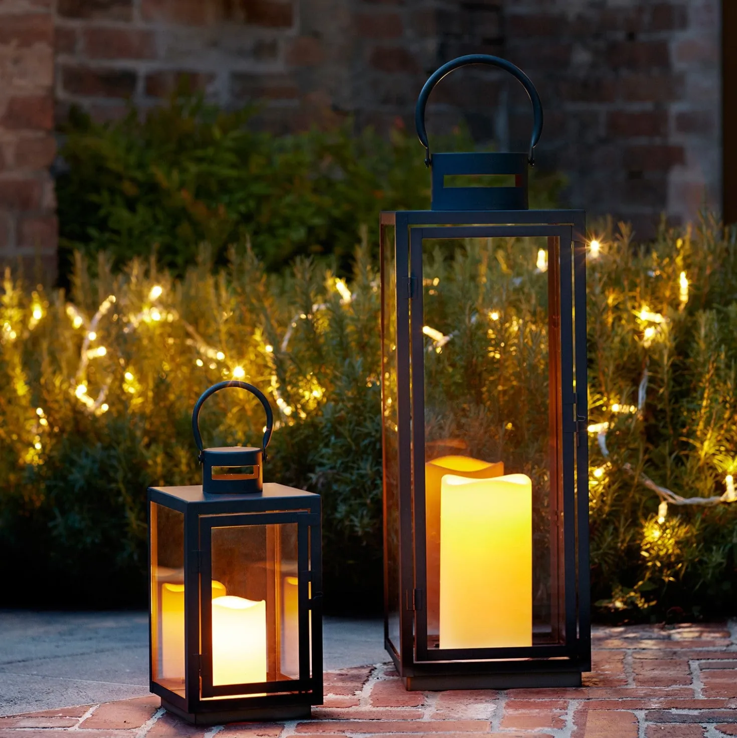 Malvern LED Laternen Duo