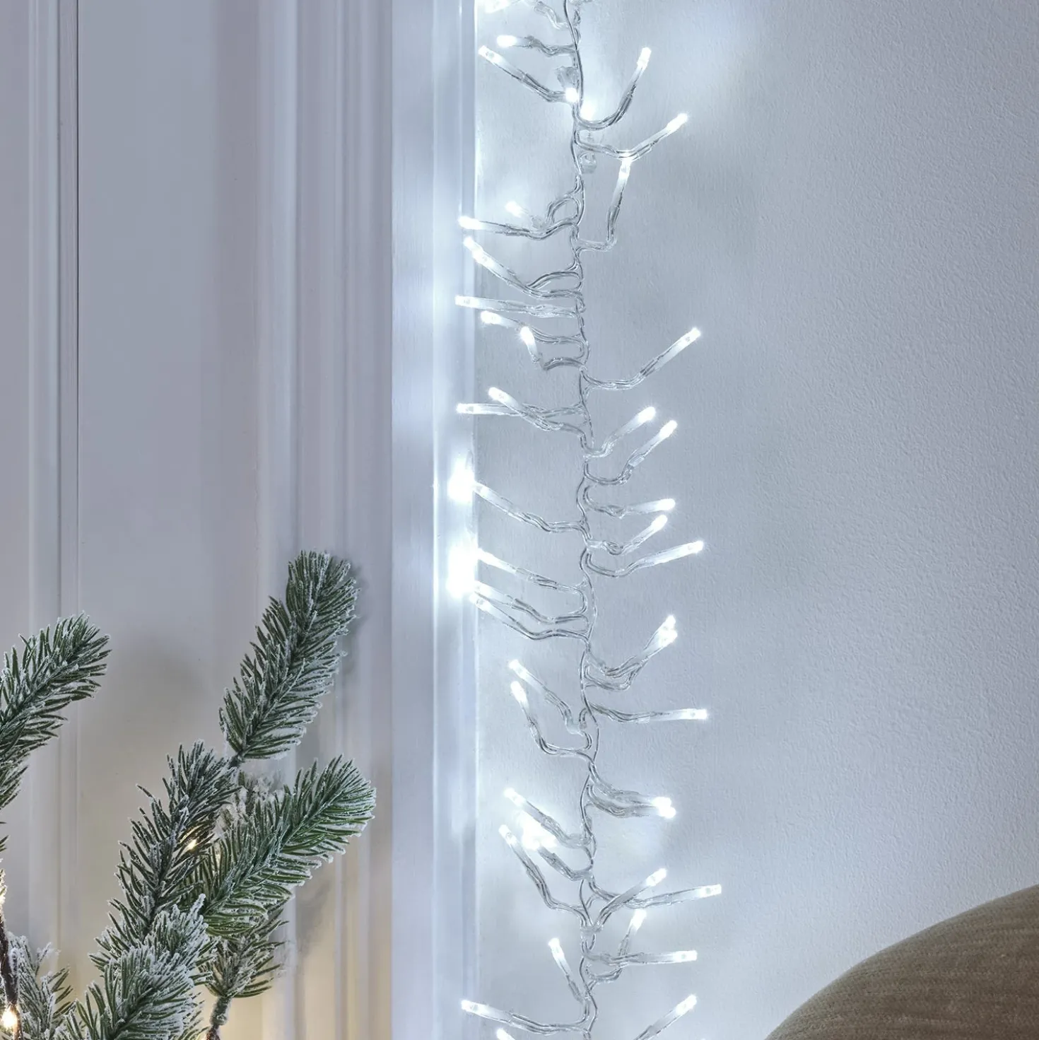 5m Bicolor LED Cluster Lichterkette