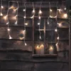 2m Bicolor LED Eiszapfen Lichterkette