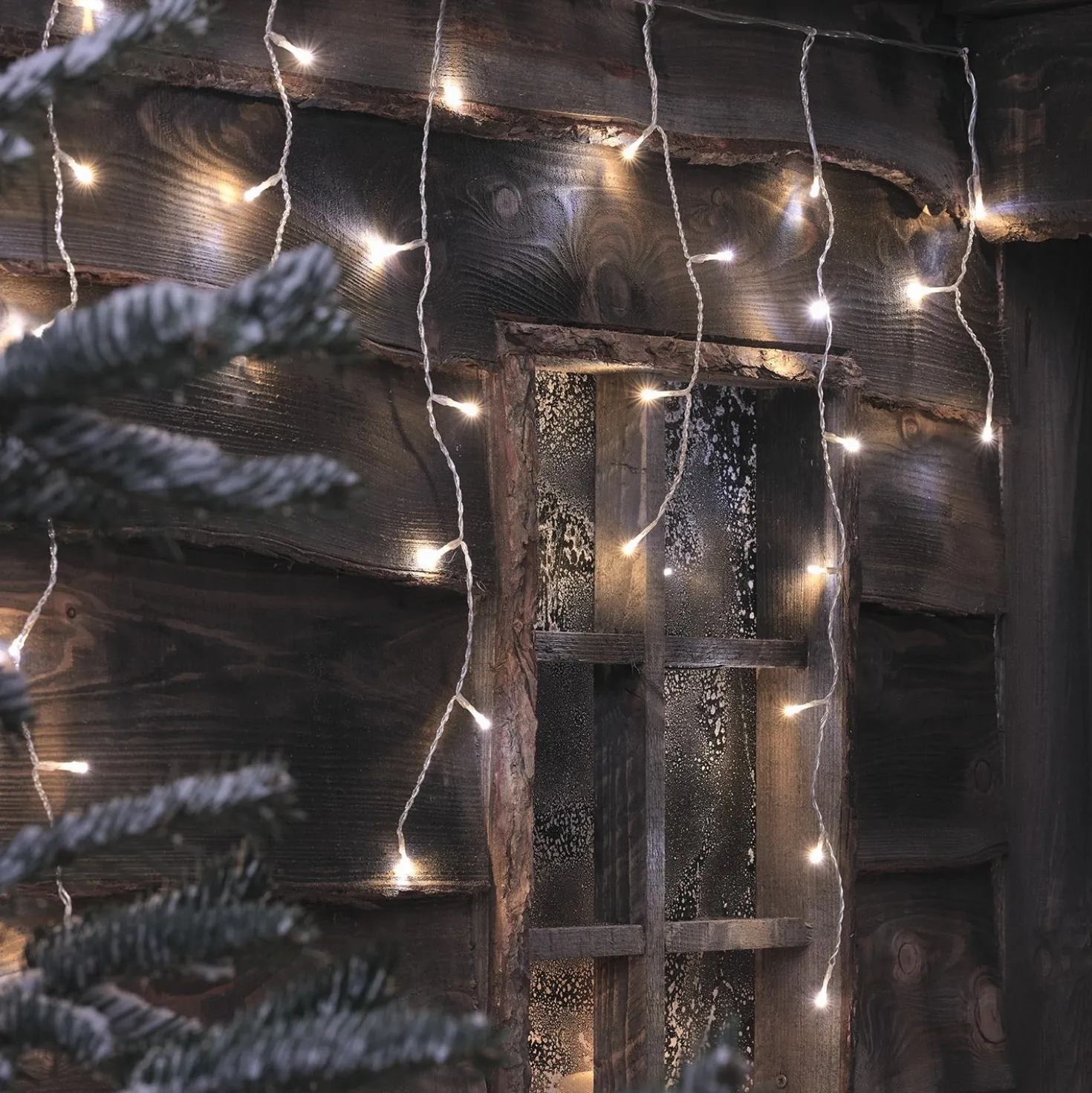 6m Bicolor LED Eiszapfen Lichterkette