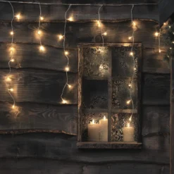 6m Bicolor LED Eiszapfen Lichterkette