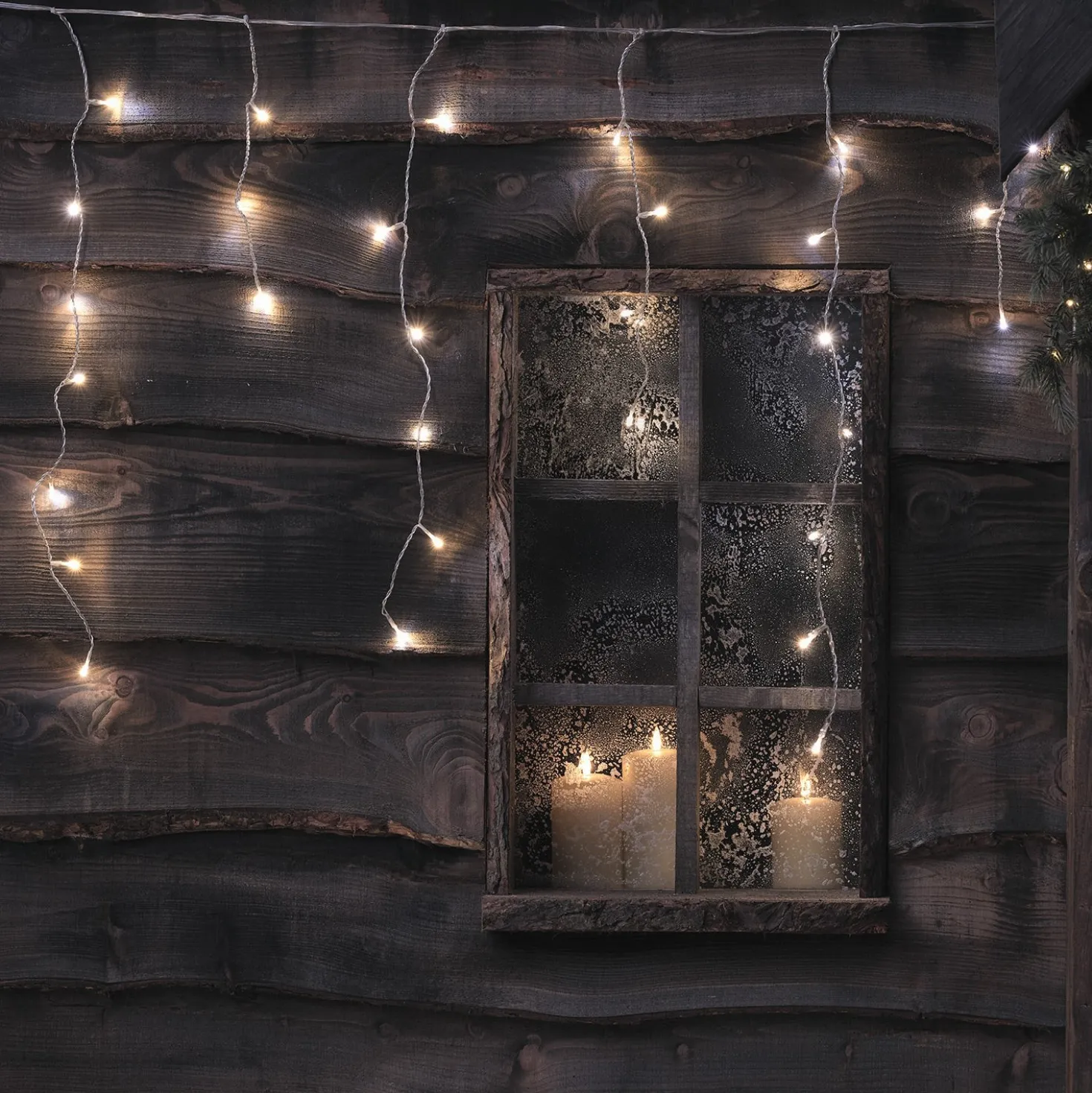6m Bicolor LED Eiszapfen Lichterkette