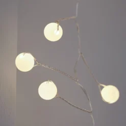1,5m Cluster Micro Lichterkette Kugeln
