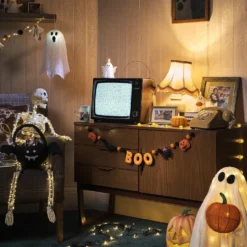 1,5m Halloween Boo Filz Girlande