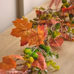 1,5m Herbstgirlande Ahornblätter