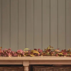 1,5m Herbstgirlande mit Laubfärbung und Beleuchtung
