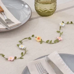 Mikro LED-Lichterkette mit Feldblumen