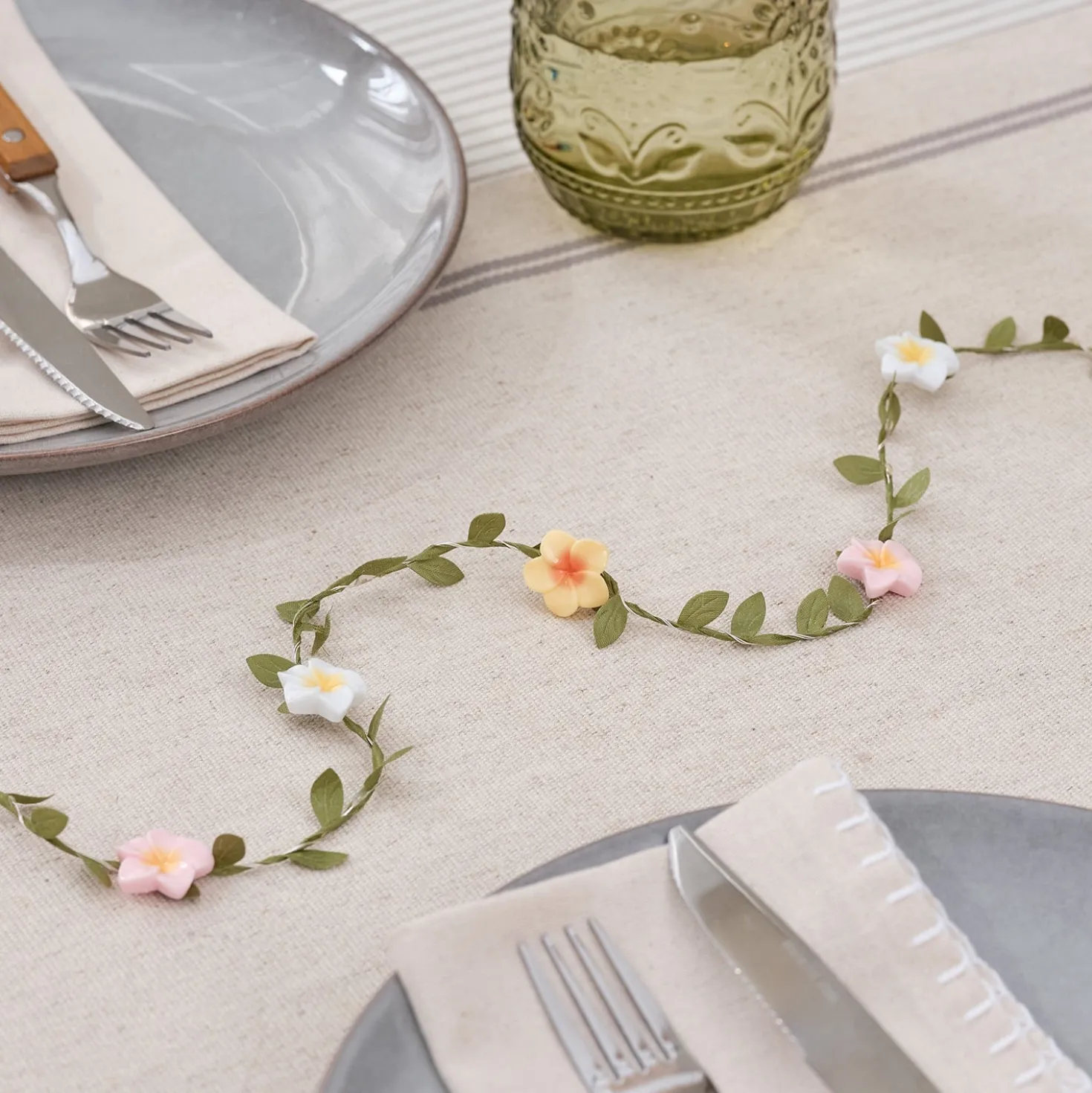 Mikro LED-Lichterkette mit Feldblumen