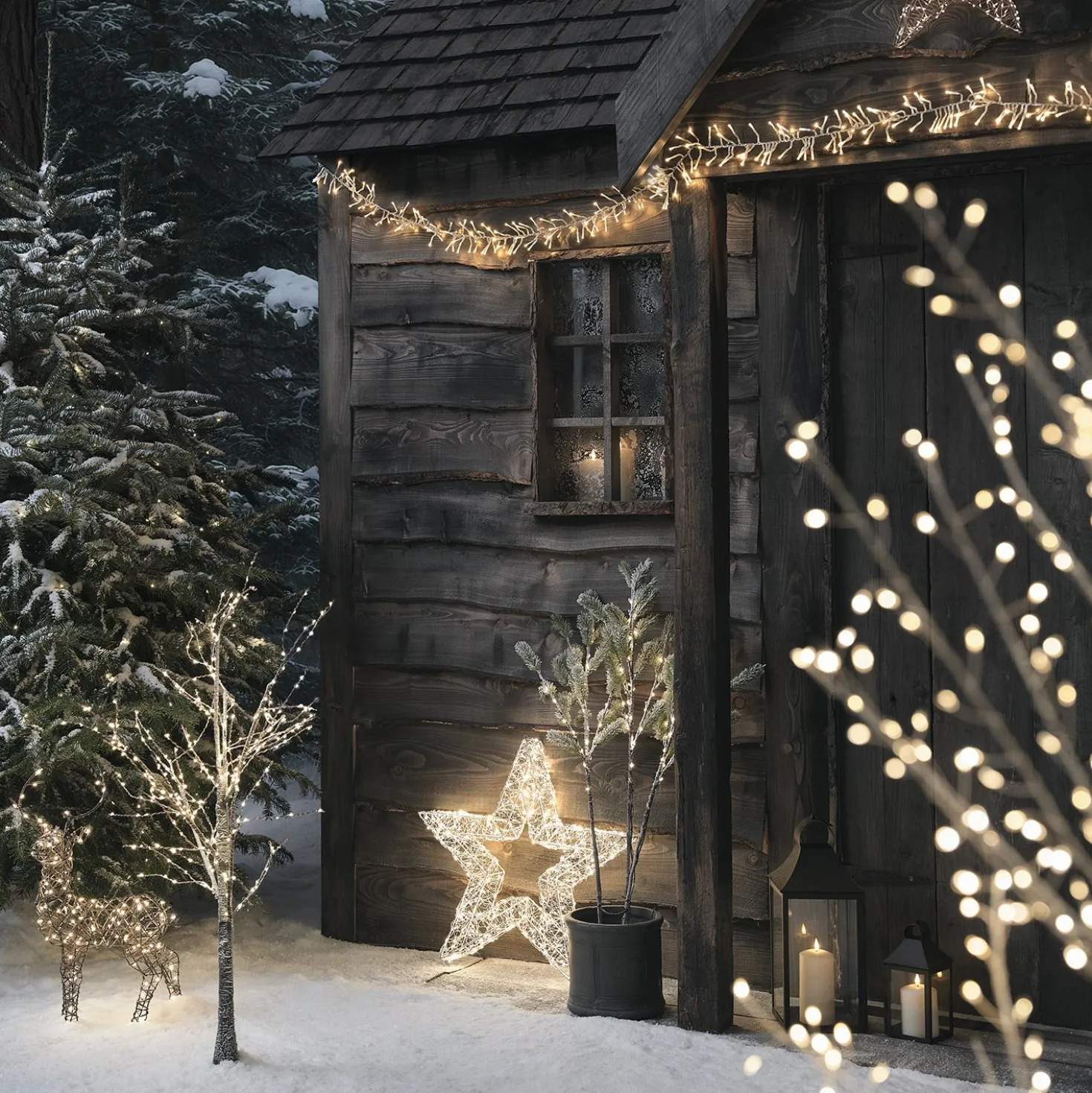 Mini LED-Rentier Hirsch Studley