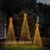 2,4m LED Baum Weihnachtsdeko außen warmweiß