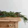 2m rote Beeren Weihnachtsgirlande mit Beleuchtung