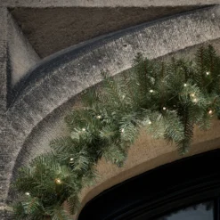1,5m Weihnachtsgirlande Tannenzweige mit Beleuchtung