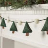 1,3m Weihnachtsgirlande Tannenbäume aus Filz