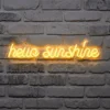Neon Schriftzug Hello Sunshine