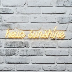 Neon Schriftzug Hello Sunshine