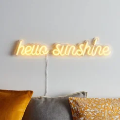 Neon Schriftzug Hello Sunshine