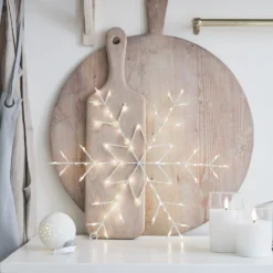 Osby LED Schneeflocke Fensterdeko Weihnachten