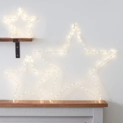 Osby LED Stern Fensterdeko Trio Batteriebetrieb
