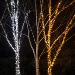 Pro Connect IP67, 10m 100er LED Lichterkette gold warmweiß koppelbar schwarzes Kabel
