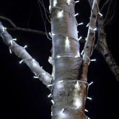 Pro Connect IP67, 10m 100er LED Lichterkette weiß koppelbar weißes Kabel