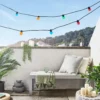 Pro Connect IP67 85m 170er Party Lichterkette bunt koppelbar schwarzes Kabel