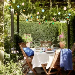 Pro Connect IP67 5m 10er Party Lichterkette bunt koppelbar schwarzes Kabel