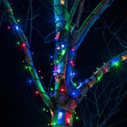 Pro Connect 20m 200er LED Lichterkette bunt koppelbar schwarzes Kabel IP67