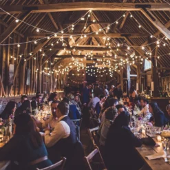 Pro Connect 50m 100er Party Lichterkette warmweiß koppelbar weißes Kabel