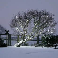 Pro connect von 100m 1000er LED Lichterkette weiß koppelbar schwarzes Kabel