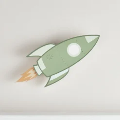 Raketen Wandlampe Kinderzimmer