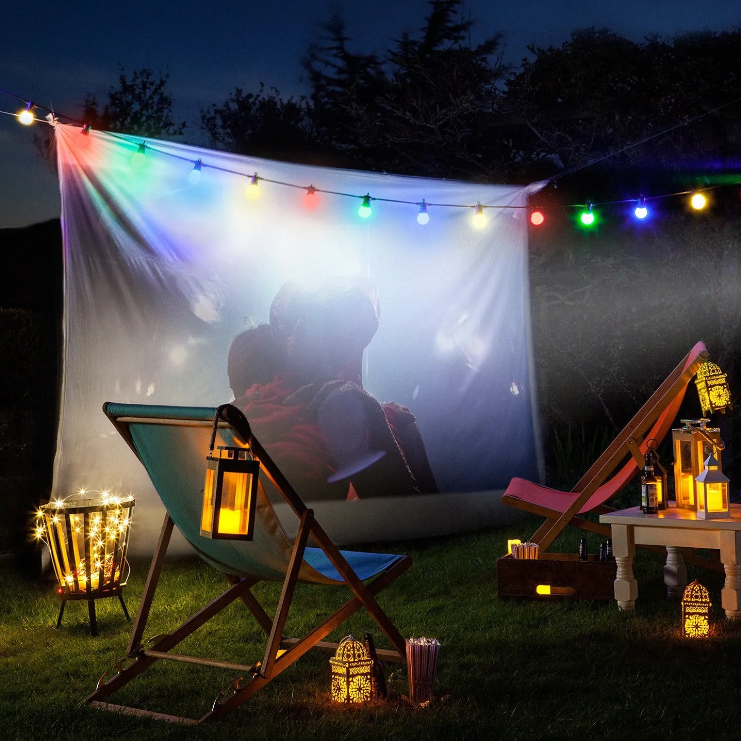Salcombe Holz LED Laterne