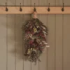 Set aus Kranz & Wandstrauß für Herbst und Winter mit integrierter Beleuchtung