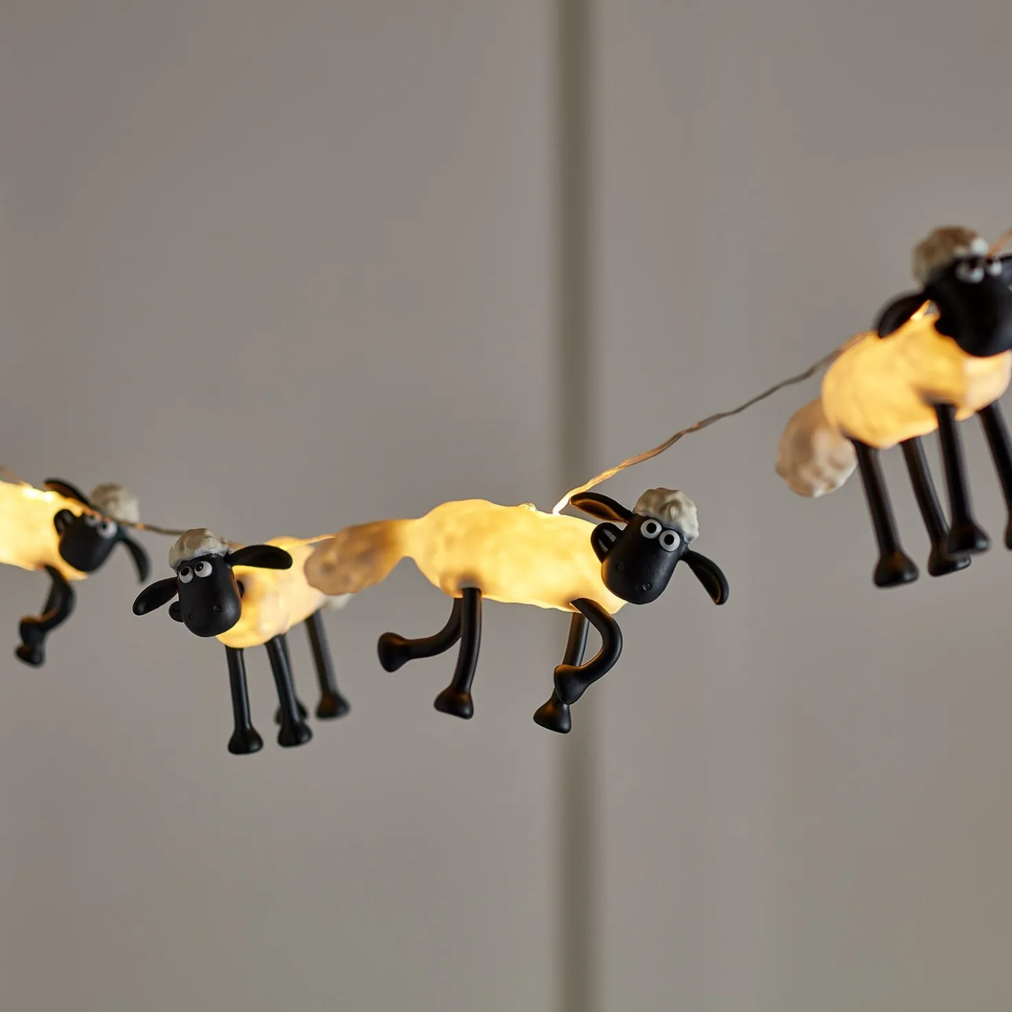 Shaun the Sheep™ 8er Lichterkette mit Fernbedienung
