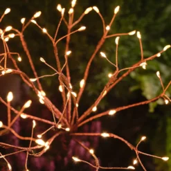Solar Gartenstecker "Feuerwerk" mit warmweißen LEDs