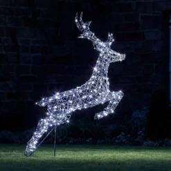 Springendes LED-Rentier Hirsch L Harlow