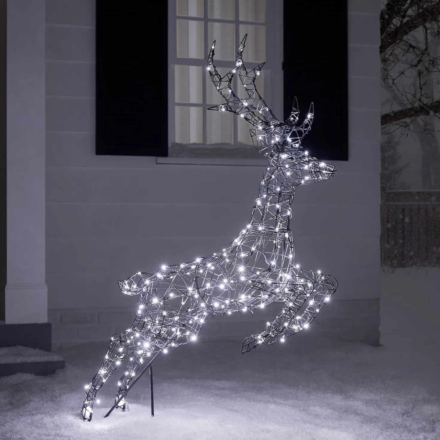 Springendes LED-Rentier Hirsch L Harlow