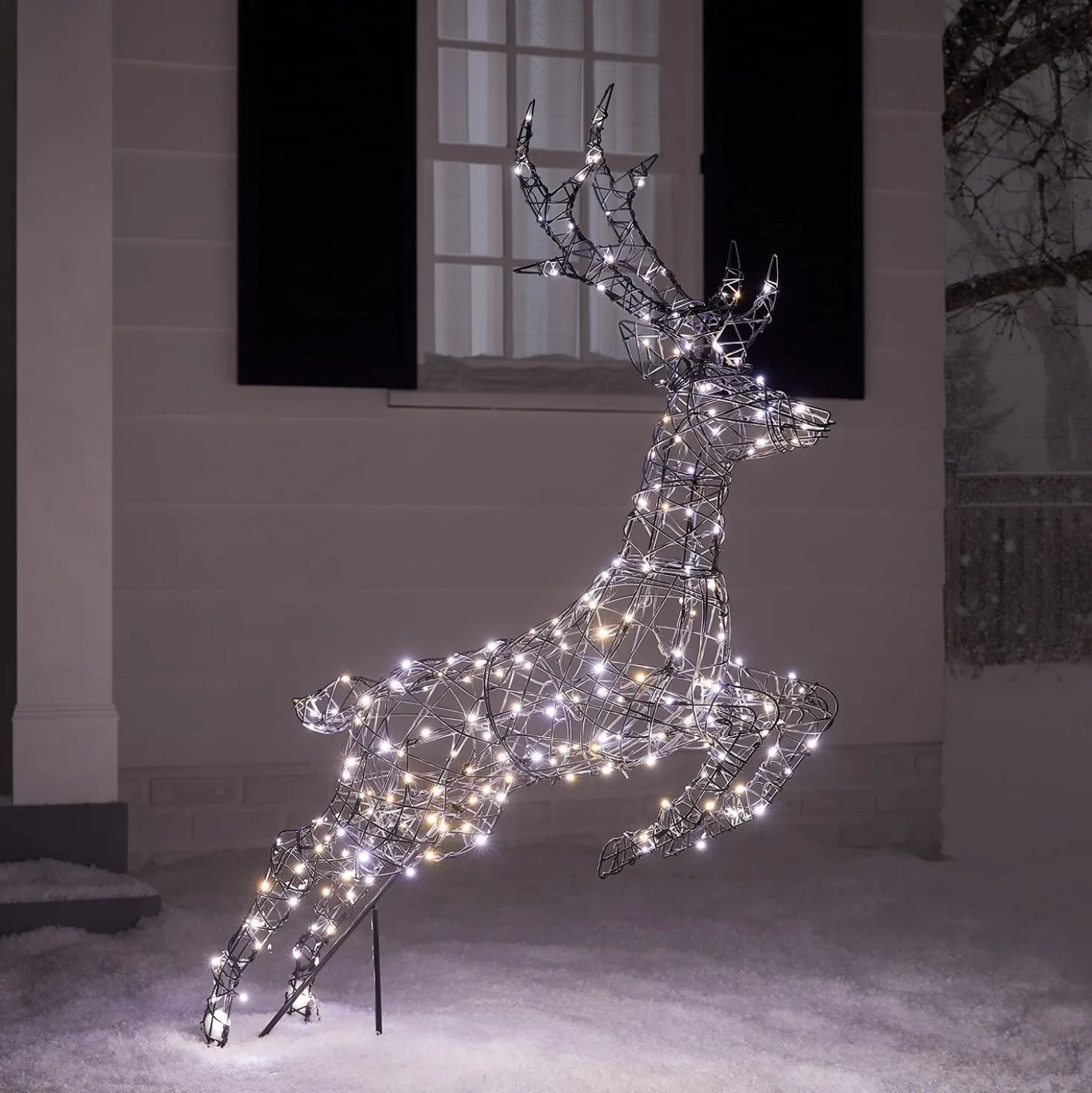 Springendes LED-Rentier Hirsch L Harlow