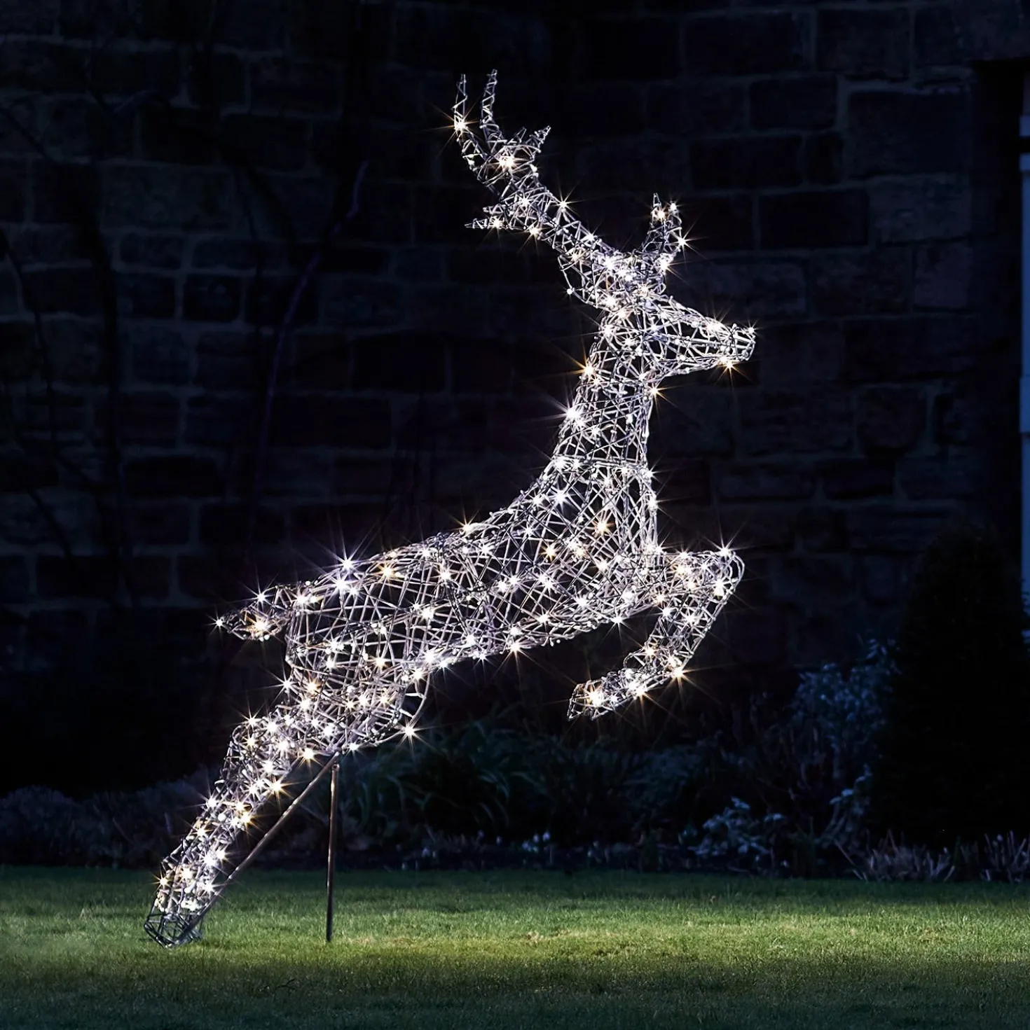 Springendes LED-Rentier Hirsch L Harlow