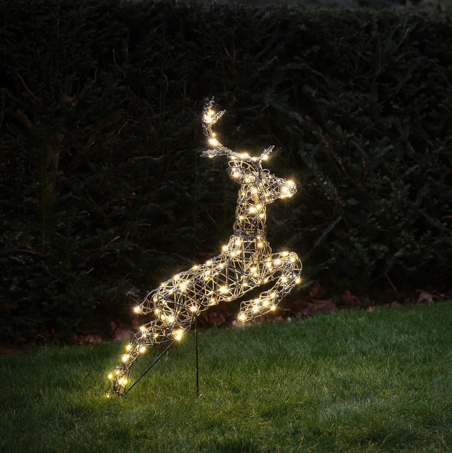 Springendes LED-Rentier Hirsch M Harlow