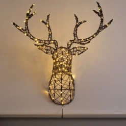 Studley LED Hirschgeweih warmweiß Batteriebetrieb